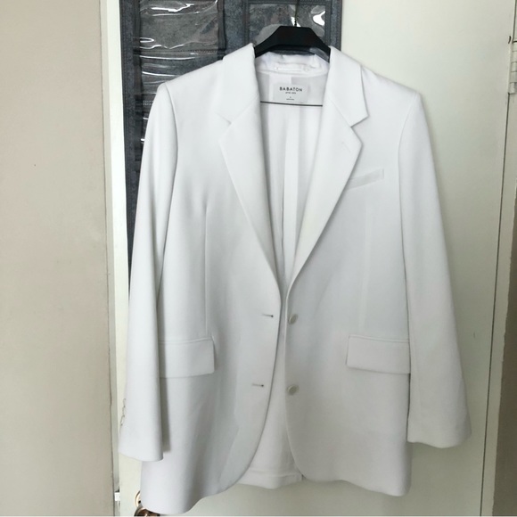 Babaton Agency blazer white L - Picture 2 of 2
